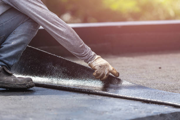 Professional Basement Waterproofing technician working in Whiteside, TN